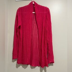 Chico’s Pink lightweight Linen layering Women's  Sweater 0-1 XS/S